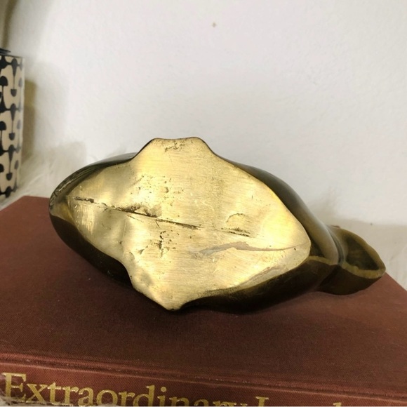 Classic MCM Vintage Brass Duck Figurine Gold Duck Statue - Picture 4 of 7